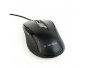 Gembird MUS-6B-01, Optical Mouse, 1600dpi, USB, Black